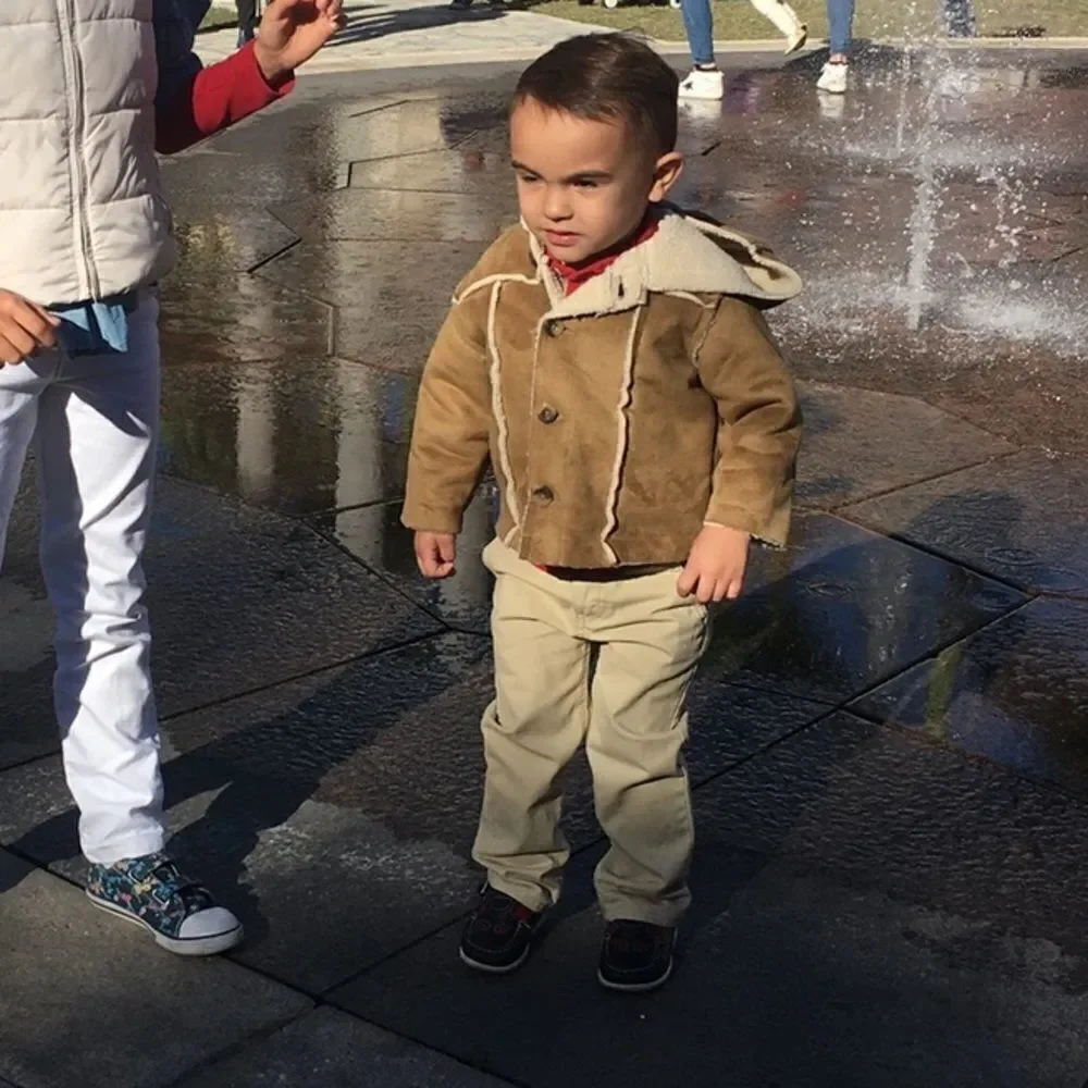 GYMBOREE | Mustard | FAUX SUEDE COAT